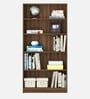 Kosmo Willam Bookshelf In Walnut Bronze Finish with 5 Tier