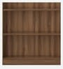 Kosmo Willam Bookshelf In Walnut Natural Finish with 3 Tier
