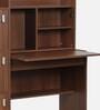Kosmo Winner Hutch Desk in Rigato Walnut Finish