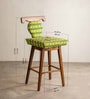Kovil Teak Bar Chair In Assorted Colour