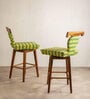 Kovil Teak Bar Chair In Assorted Colour