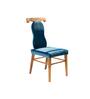 Kovil Teak Upholstered Dining Chair In Natural Colour