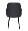 Kovin Fabric Dining Chair With Metal Legs In Grey Colour Kovin Fabric Dining Chair With Metal Legs In Grey Colour
