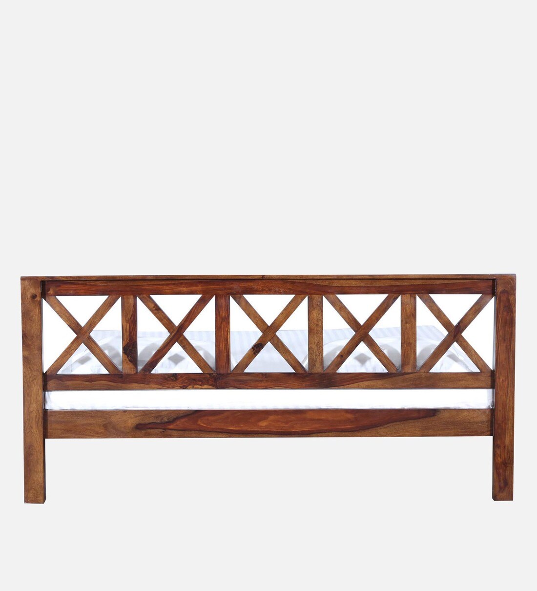 Buy Kryss Sheesham Wood King Size Bed In Provincial Teak Finish By