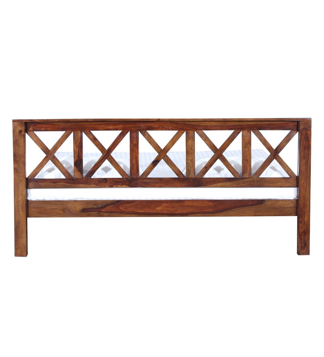 Buy Kryss Solid Wood King Size Bed In Provincial Teak Finish By