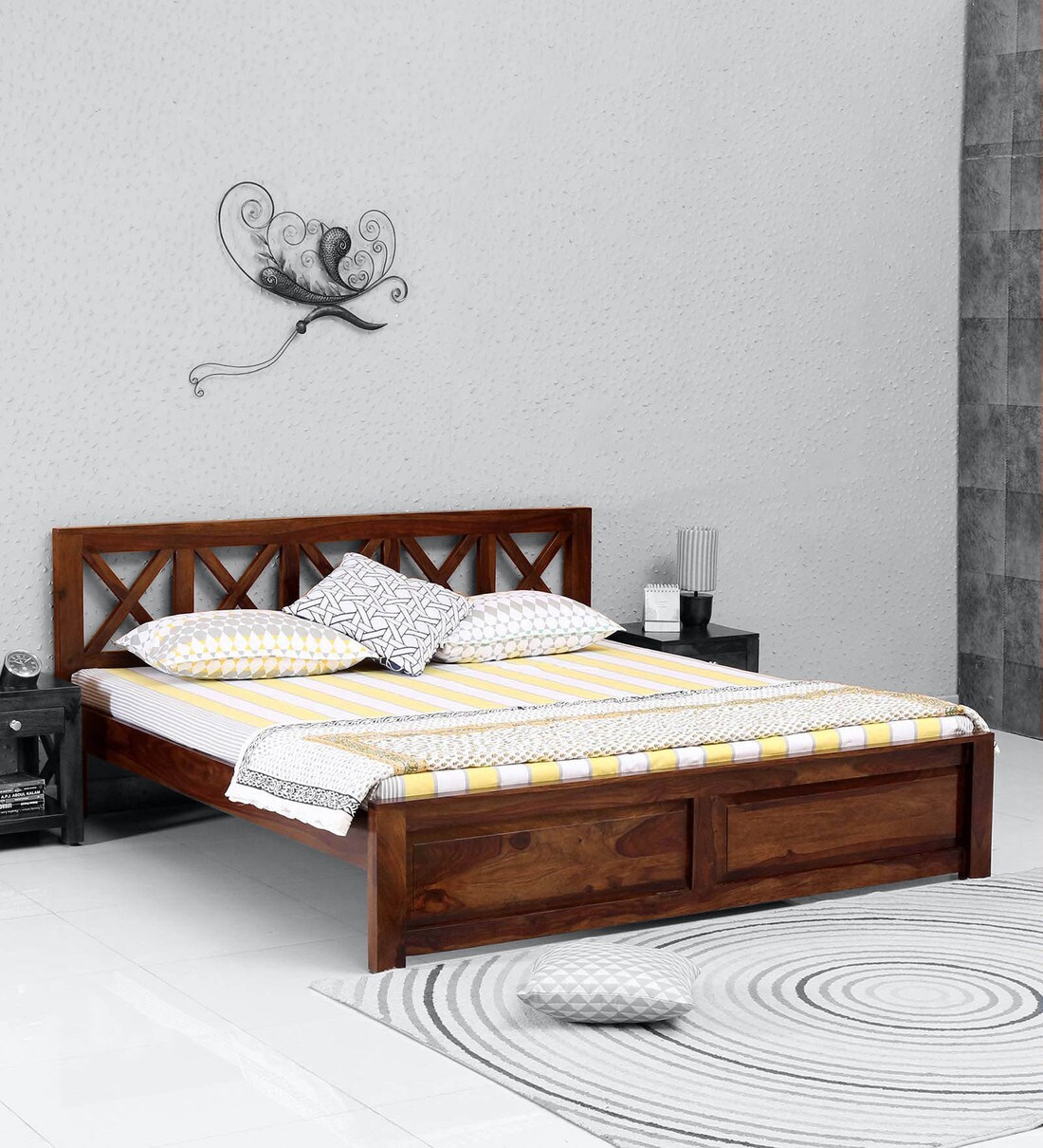 pepperfry cots king size