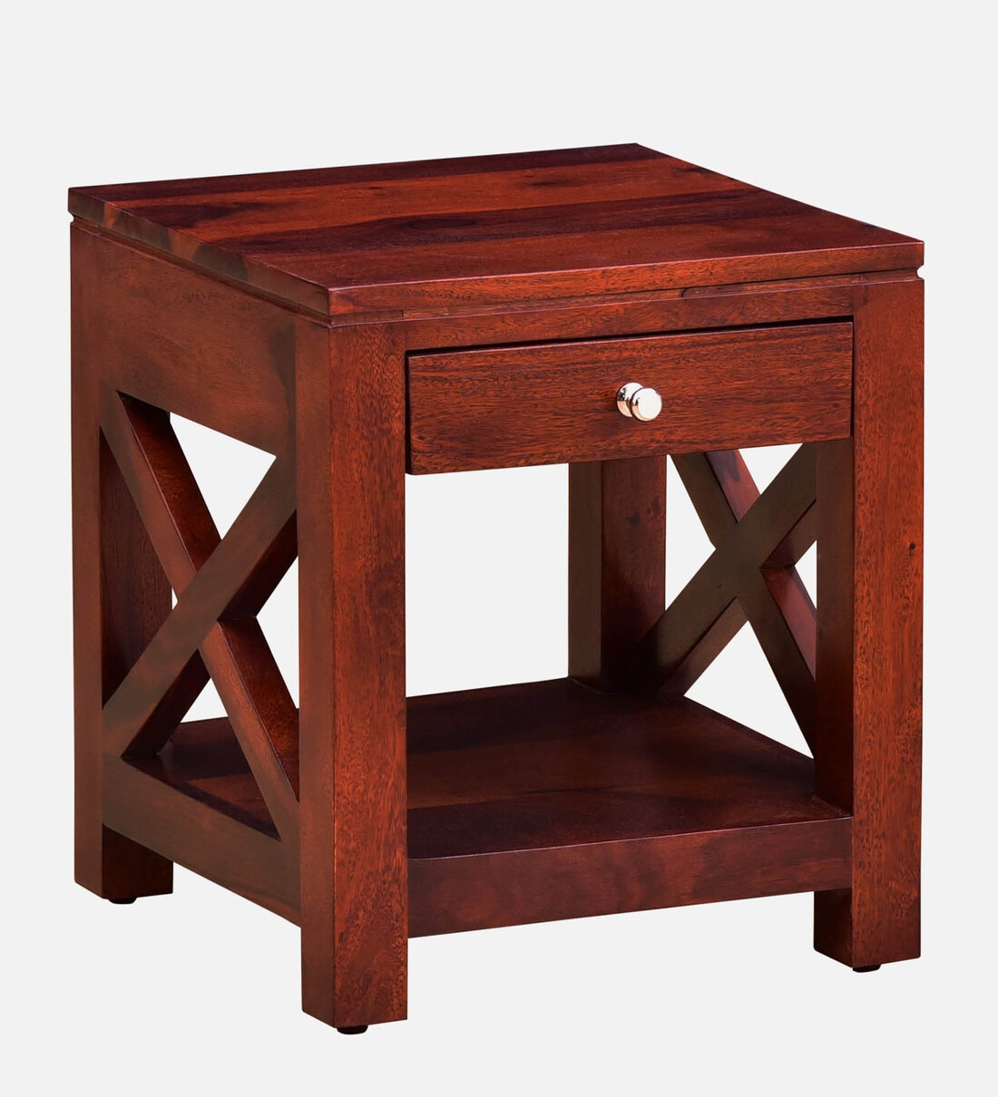 Buy Kryss Solid Wood Night Stand In Honey Oak Finish By Woodsworth