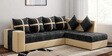 Krissoy 6 Seater LHS Sofa in Cream & Dark Grey Colour