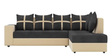 Krissoy 6 Seater LHS Sofa in Cream & Dark Grey Colour