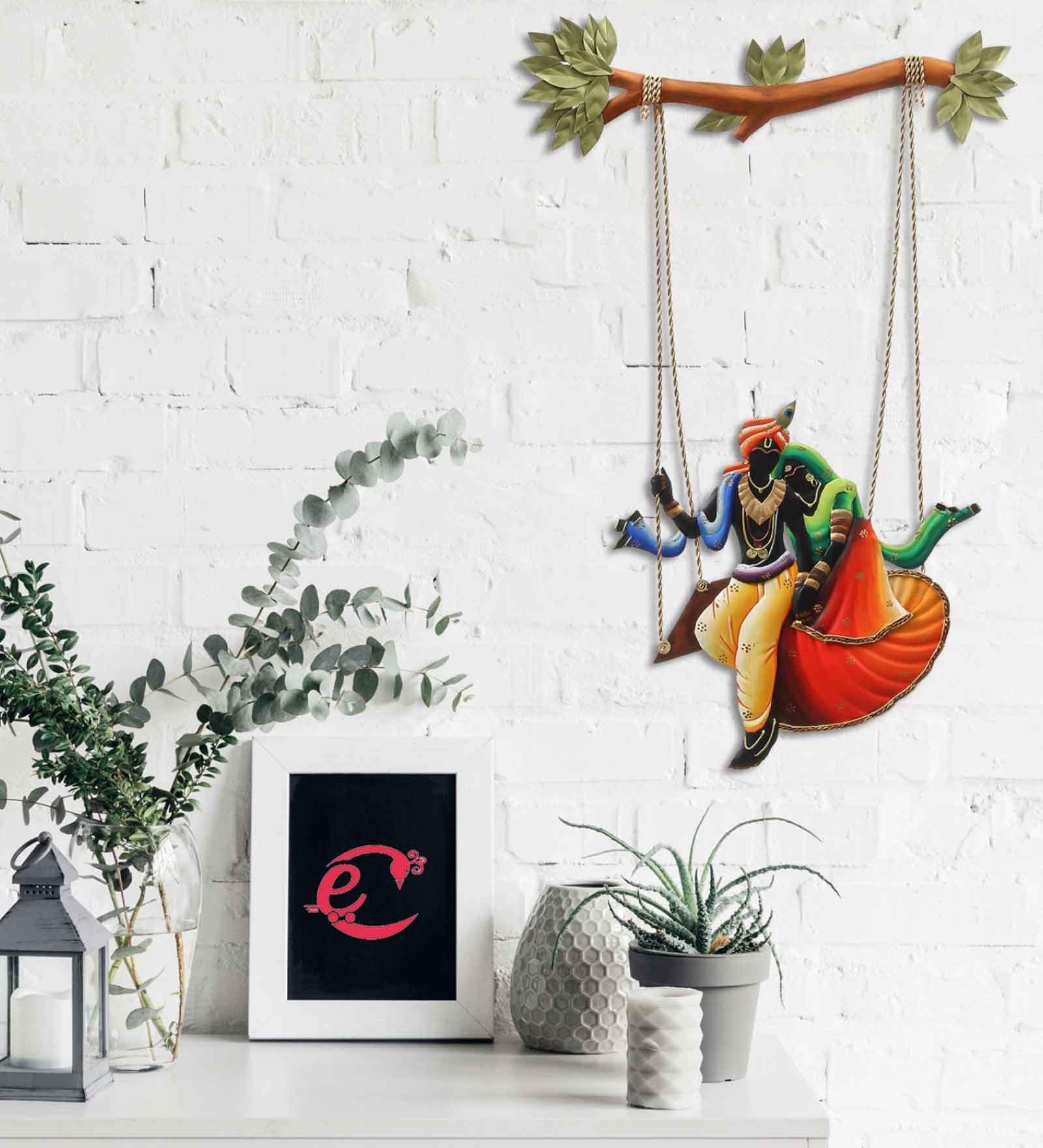 Krishna Yellow Iron Idol