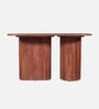 Krakow Acacia Wood 4 Seater Dining Table In Natural Glazed Finish