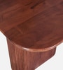 Krakow Acacia Wood 4 Seater Dining Table In Natural Glazed Finish