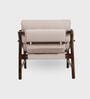 Kram Plush Armchair In Beige Color