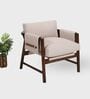 Kram Plush Armchair In Beige Color