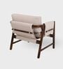 Kram Plush Armchair In Beige Color