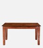 Krapina Mango Wood 6 Seater Dining Set In Honey Oak Finish