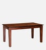 Krapina Mango Wood 6 Seater Dining Set In Honey Oak Finish