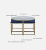 Krenz Metal Nesting Coffee Table Set In Brass Finish With Glass Top