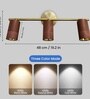 Krick LED Wall Lamp | Modern Gold Decorative Wall Light with 3 Light Modes (Warm, Natural & Cool White) for Living Room & Bedroom | Premium Home D cor | 1Year Warranty