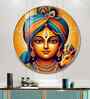 Krihna With Cow Acrylic Round Wall Art
