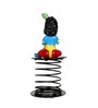 Krishna Blue Polyresin Lord Krishna Spring Car Dashboard