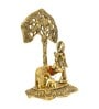 Krishna Gold Aluminium Idol