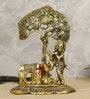 Krishna Gold Aluminium Idol