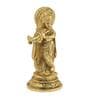 Krishna Gold Brass Idol