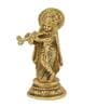 Krishna Gold Brass Idol