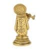 Krishna Gold Brass Idol