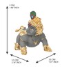 Krishna Grey Polyresin Idol