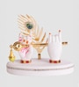 Krishna Hand with Flute & Mor Pankh Religious Statue