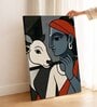 Krishna Ji Kalighat Stretched Canvas Painting