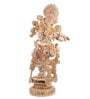 Krishna With Flute Marble Multicolour Religious Idol