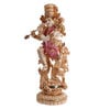 Krishna With Flute Marble Multicolour Religious Idol