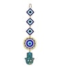 Evil Eye Hamsa Hand Wooden Wall Hanging