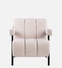 Kristen Lounge Chair In Beige Finish