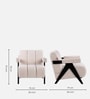 Kristen Lounge Chair In Beige Finish