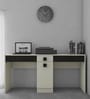 Kristina Twin Kids Study Table in Carbon Black Colour