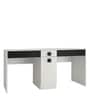 Kristina Twin Kids Study Table in Carbon Black Colour