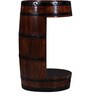 Norah Solid Wood Bar Cabinet In Provincial Teak Finish