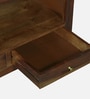 Kryss N Sheesham Wood Bookshelf In Scratch Resistant Provincial Teak Finish