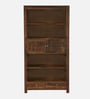 Kryss N Sheesham Wood Bookshelf In Scratch Resistant Provincial Teak Finish