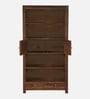 Kryss N Sheesham Wood Bookshelf In Scratch Resistant Provincial Teak Finish