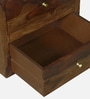 Kryss N Sheesham Wood Dresser In Scratch Resistant Provincial Teak Finish With Drawers