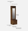 Kryss N Sheesham Wood Dresser In Scratch Resistant Provincial Teak Finish With Drawers
