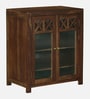 Kryss N Sheesham Wood Shoe Cabinet In Scratch Resistant Provincial Teak Finish
