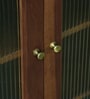 Kryss N Sheesham Wood Shoe Cabinet In Scratch Resistant Provincial Teak Finish