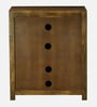 Kryss N Sheesham Wood Shoe Cabinet In Scratch Resistant Provincial Teak Finish