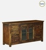 Kryss N Sheesham Wood Sideboard In Scratch Resistant Provincial Teak Finish